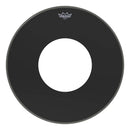 Remo ES-1022-CH Ambassador Ebony 22" Bass Drumhead with 10" Center Hole