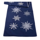 Melrose Embroidered Snowflake Table Runner 72"L