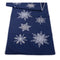 Melrose Embroidered Snowflake Table Runner 72"L