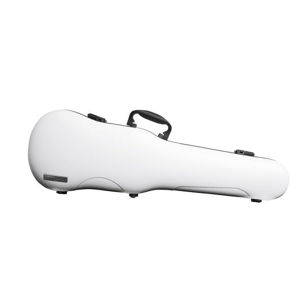 GEWA Air 1.7 4/4 Shaped White Violin Case - Thermoplast Shell & Velour Interior