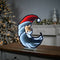 Melrose Santa Half Moon Ekkolight 17"H