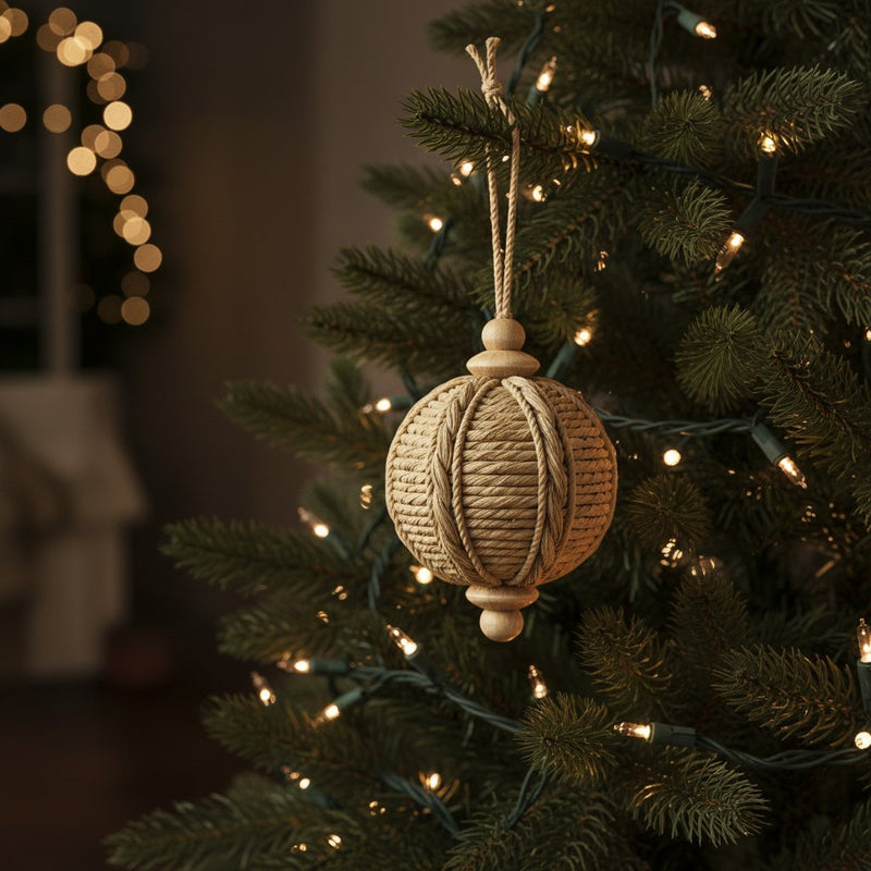 Melrose Jute Onion Ornament (Set of 6)