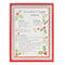Melrose Framed Grandma's Sugar Cookie Recipe 16.5"H