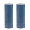 Melrose FIA Wick Blue Pillar Candle (Set of 2)
