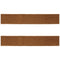 Melrose Fuzzy Brown Wired Ribbon (Set of 2)