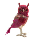 Melrose Jeweled Tapestry Owl Shelf Sitter (Set of 4)