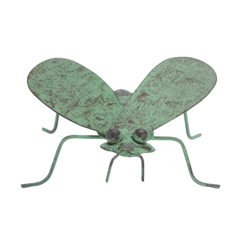 Melrose Iron Metal Bumble Bee Garden Accent (Set of 2)