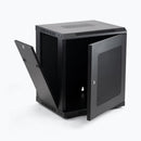 On-Stage RKD1200 Durable 12U Wall-Mount Knock-Down Equipment Rack - Lockable