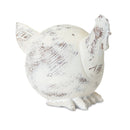 Melrose Weathered Stone Farm Animal Figurine (Set of 3) White Decor