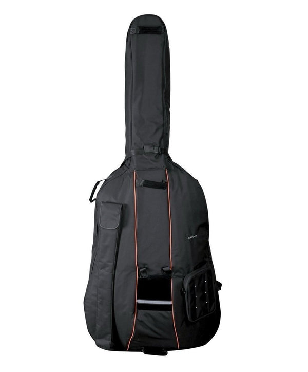 GEWA Premium 4/4 Double Bass Gig Bag w/ Back Pack Strap - Black - New Open Box