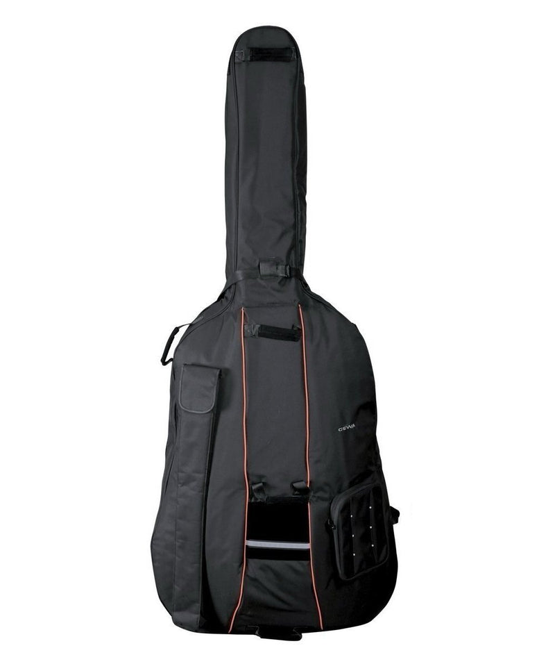 GEWA Premium 4/4 Double Bass Gig Bag w/ Back Pack Strap - Black - New Open Box