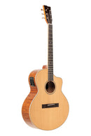 Stagg Orchestra Cutaway Acoustic-Electric Spruce Flamed Mahogany – SA45-OCE-FM