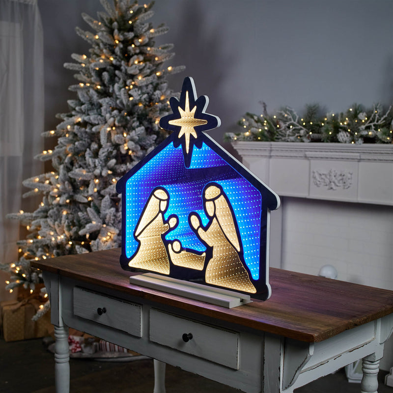 Melrose Nativity Scene Ekkolight 24.5"H