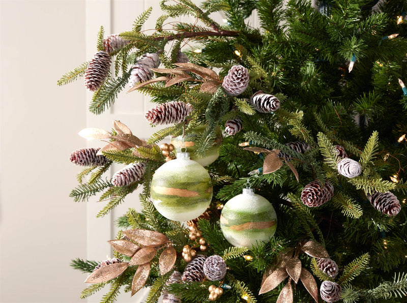 Melrose Beaded Glass Ball Ornament (Set of 6)