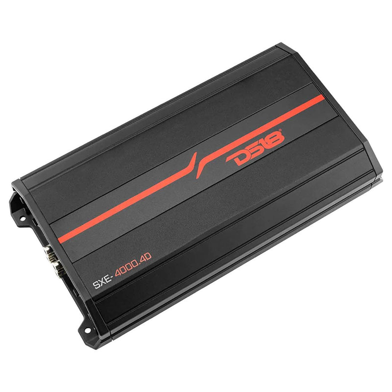 DS18 SXE-4000.4D/BK 4-Channel 1720W RMS Amplifier - Black