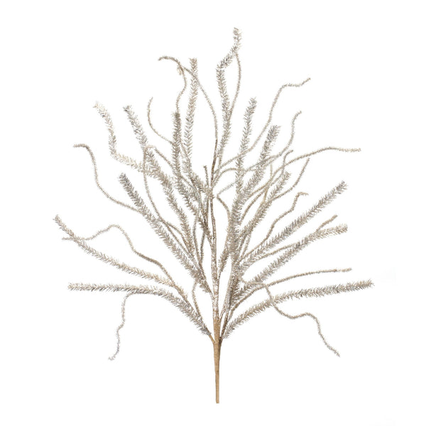 Melrose Glittered Pine Tinsel Branch (Set of 2)