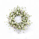 Melrose White Daisy Floral Wreath 23"D
