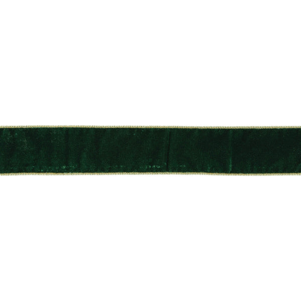 Melrose Green and Gold Ribbon 2.5" x 10 Yds.