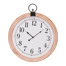Melrose 29” Round Wooden Wall Clock, Farmhouse, Classic, Battery Operated