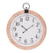 Melrose 29” Round Wooden Wall Clock, Farmhouse, Classic, Battery Operated