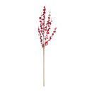 Melrose Flocked Berry Twig Spray (Set of 12)