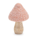 Melrose Felt Wood Mushroom Decor (Set of 24) Multi Home Accent Figurine