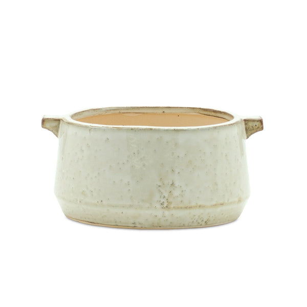 Melrose Rustic Terra Cotta Bowl Planter 8"L Planter
