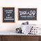 Melrose Wood Laundry Sentiment Sign 18.25"L Wall Decor, Modern, Wood