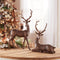 Melrose Winter Deer Figurine (Set of 2)