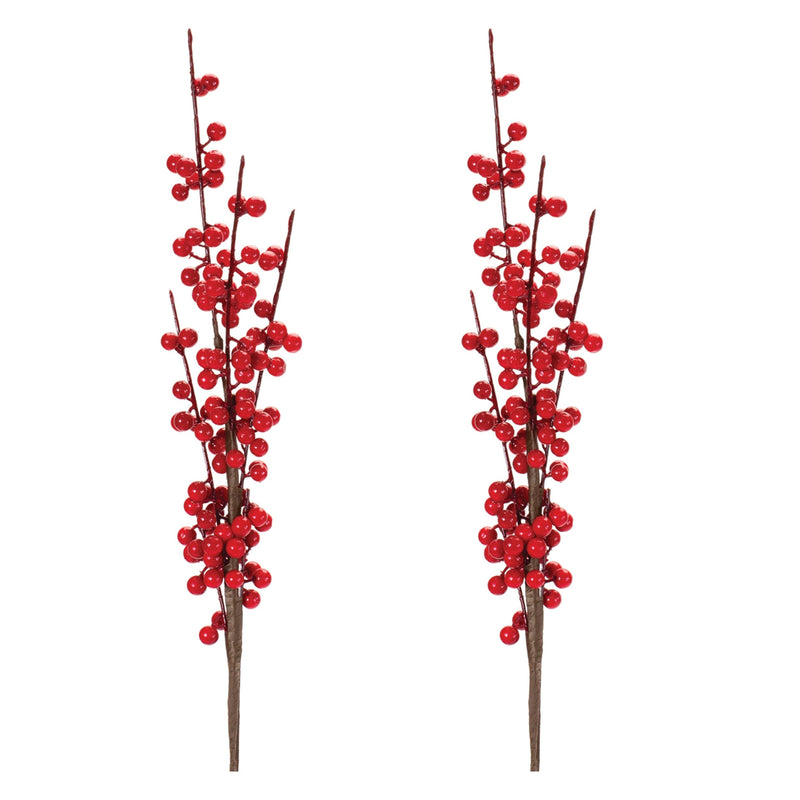 Melrose Ilex Berry Stem (Set of 6)