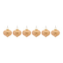 Melrose Etched Mecury Glass Ornament (Set of 6)