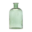 Melrose Sage Glass Bottle Neck Vase 9"H