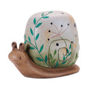 Melrose Terra Cotta Frog and Snail Decor (Set of 2) Multicolor Home Accent