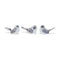 Melrose Feathered Bird Shelf Sitter (Set of 12)