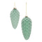 Melrose Frosted Glass Pinecone Ornament (Set of 6)