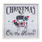 Melrose Framed Christmas on the Farm Print 15.75"SQ