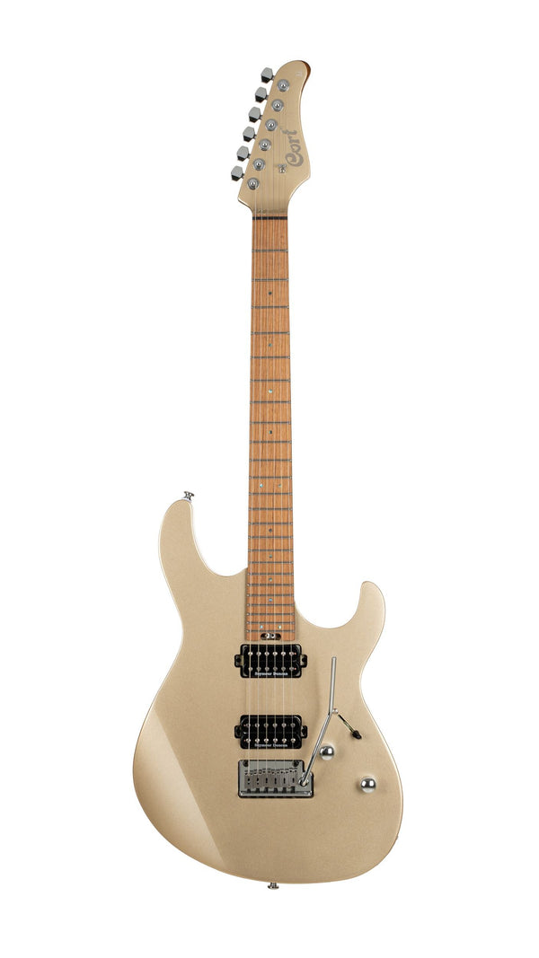 Cort G Series 300 Pro Double Cutaway Electric Guitar - Metallic Gold