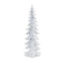 Melrose Flocked Pine Tree with Carved Design 26"H