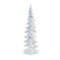Melrose Flocked Pine Tree with Carved Design 26"H