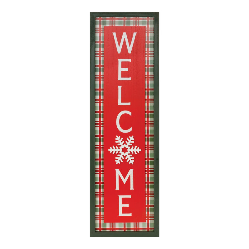 Melrose Framed Winter Welcome Sign 31.5"H
