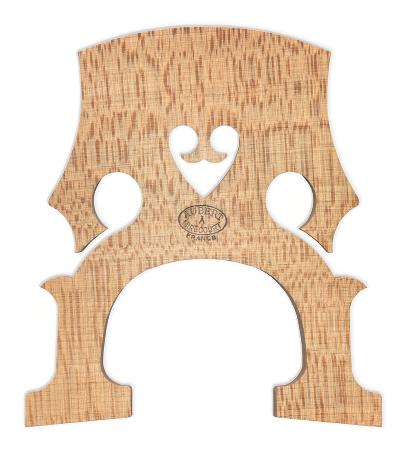 Aubert No. 16 Mirecourt French 4/4 Medium Heart Cello Bridge 100 mm