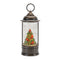 Melrose LED Snow Globe Lantern with Cardinal Holly Tree 9.75"H