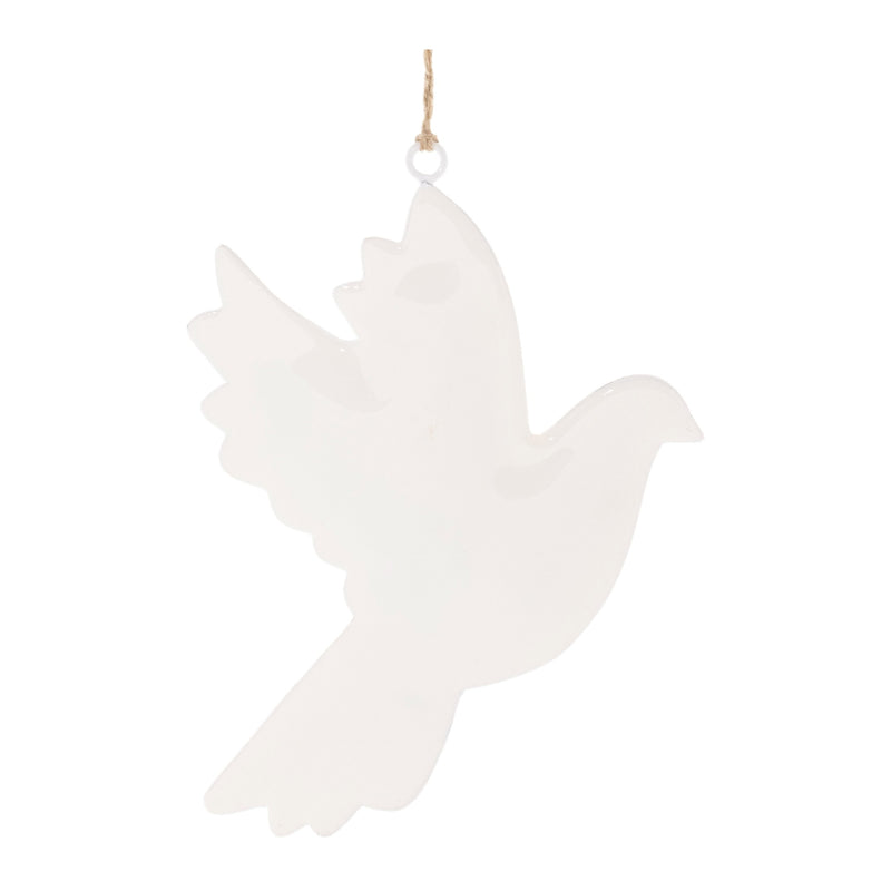 Melrose Metal Dove Bird Ornament (Set of 6)