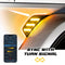 XKGlow XKmax RGB + Amber Jeep Fender Vent LED Light with App c - MX-VENT-RGB-KIT