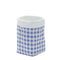 Melrose Gingham Sack Design Stone Planter Set of 2 Planter