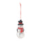Melrose Frosted Glass Snowman Ornament (Set of 6)