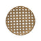 Melrose Large Round Bamboo Wooden Tray 22.25"D