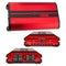 DS18 SXE-4000.4D/RD 4-Channel 1720W RMS Amplifier - Red