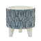 Melrose Geometric Leaf Planter with Legs Set of 2 Planter