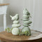 Melrose Bird on Rock Stack Figurine (Set of 4)